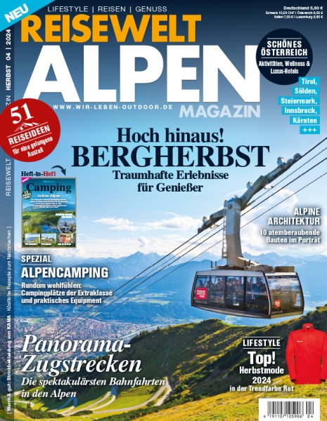 Reisewelt ALPEN Magazin 04/2024