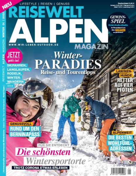 Reisewelt ALPEN Magazin 01/2022
