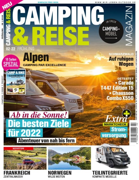CAMPING & REISE Magazin 02/2022