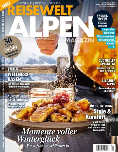 Reisewelt ALPEN Magazin 01/2026
