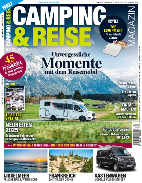 CAMPING & REISE Magazin 01/2025