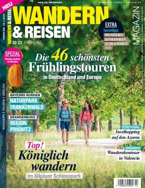 WANDERN &amp; REISEN Magazin 02/2022
