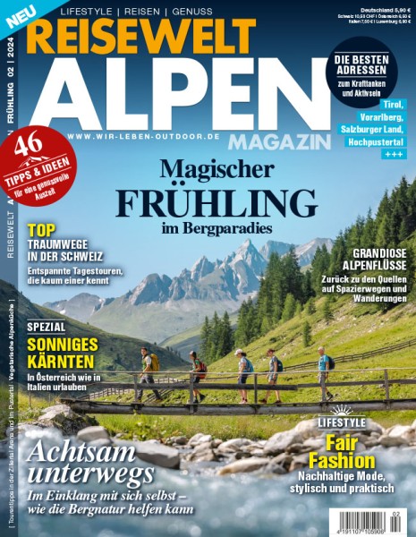 Reisewelt ALPEN Magazin 02/2024