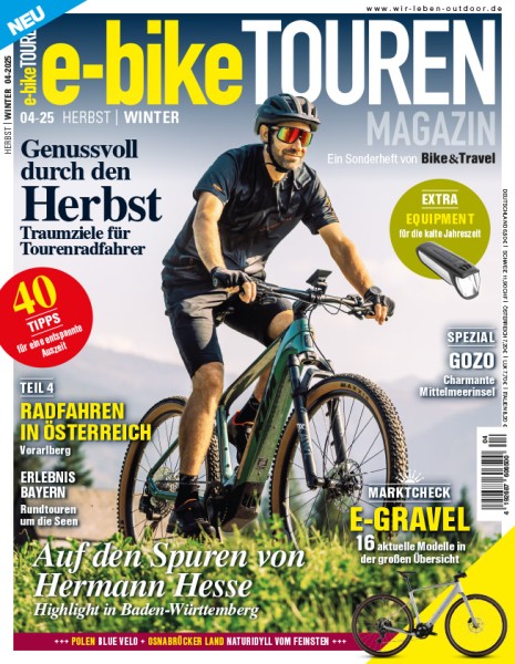 e-bike TOUREN Magazin 04/2025