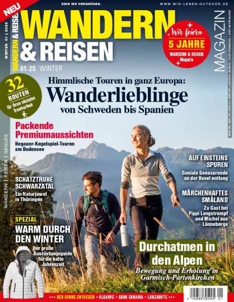 WANDERN & REISEN Magazin 01/2025