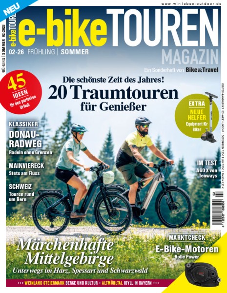 e-bike TOUREN Magazin 02/2026