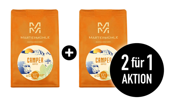 Spar-Pack Martermühle Camper Kaffee 500g // 2 für 1 Aktion