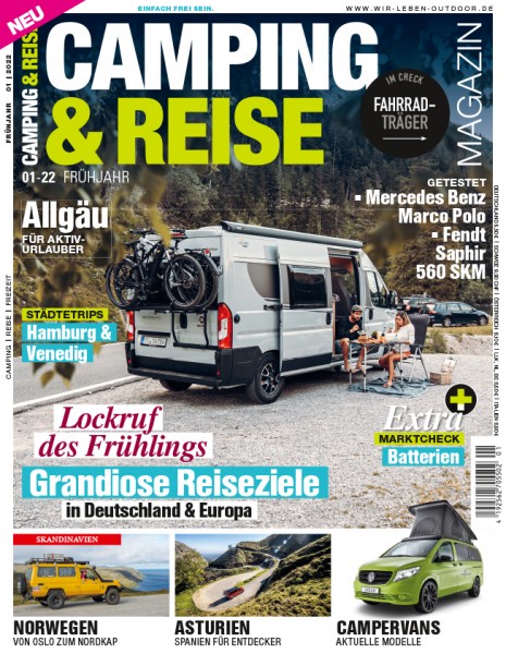 CAMPING &amp; REISE Magazin 01/2022
