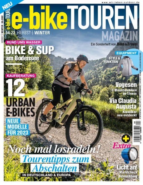 e-bike TOUREN Magazin 04/2022