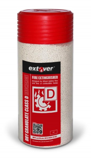 EXTOVER Feuerlöschgranulat 4 Liter Kunsstoffröhre