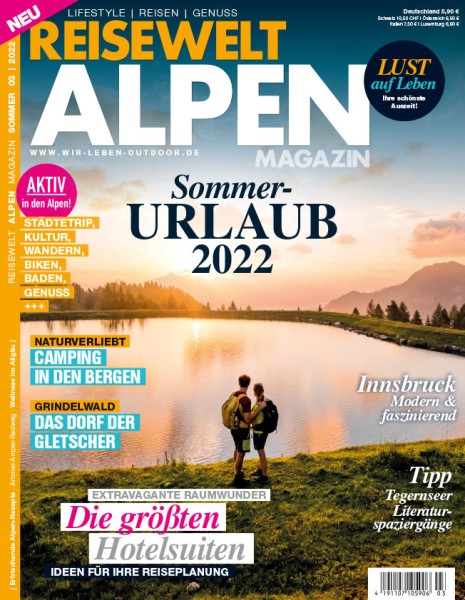 Reisewelt ALPEN Magazin 03/2022
