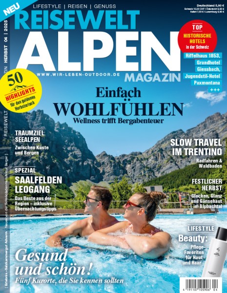 Reisewelt ALPEN Magazin 04/2025