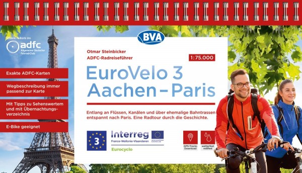 EuroVelo3 Aachen-Paris ADFC-Radreiseführer