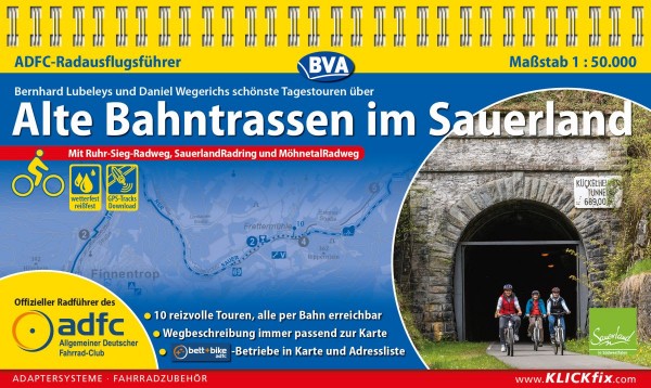 Alte Bahntrassen im Sauerland ADFC-Radausflugsführer