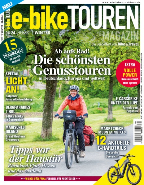 e-bike TOUREN Magazin 04/2024