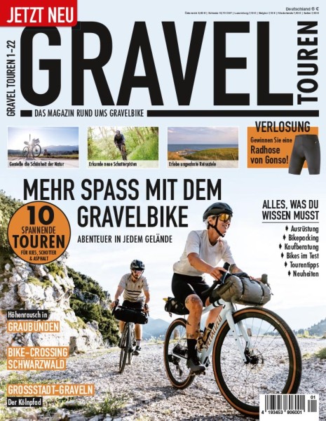 GRAVEL Touren Magazin 01/2022