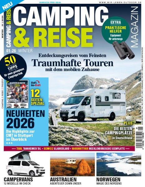 CAMPING & REISE Magazin 01/2026