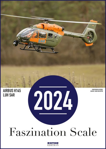 Scale Helicopter Wandkalender 2024
