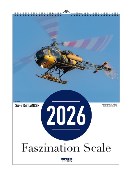 Scale Helicopter Wandkalender 2026