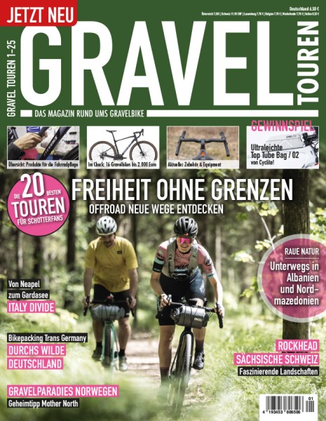 GRAVEL Touren Magazin 01/2025