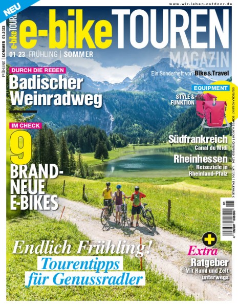 e-bike TOUREN Magazin 01/2023