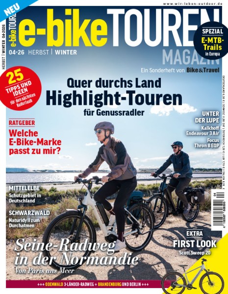 e-bike TOUREN Magazin 04/2026