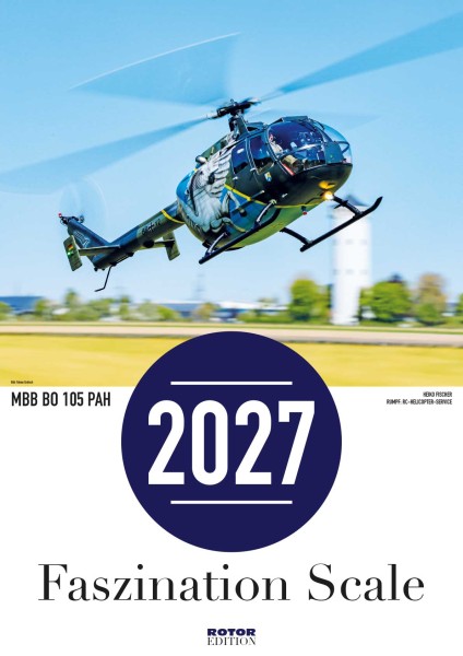 Scale Helicopter Wandkalender 2027