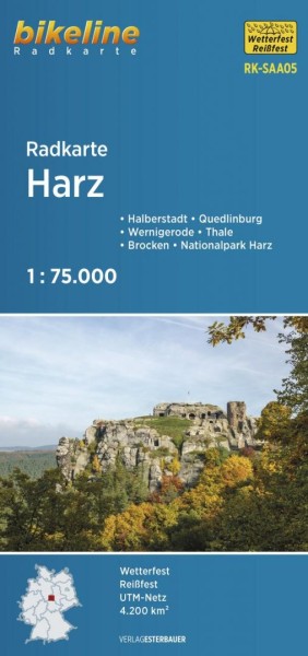 Radkarte Harz