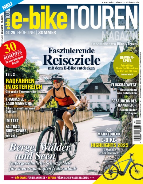 e-bike TOUREN Magazin 02/2025