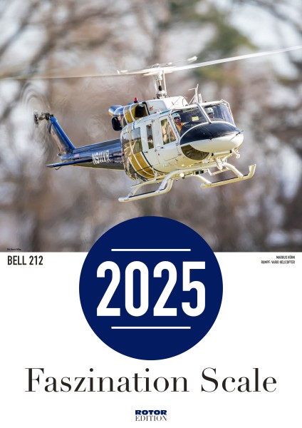 Scale Helicopter Wandkalender 2025