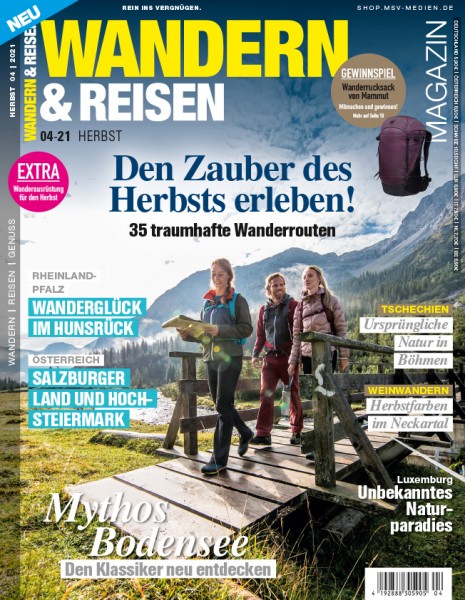 WANDERN &amp; REISEN Magazin 04/2021
